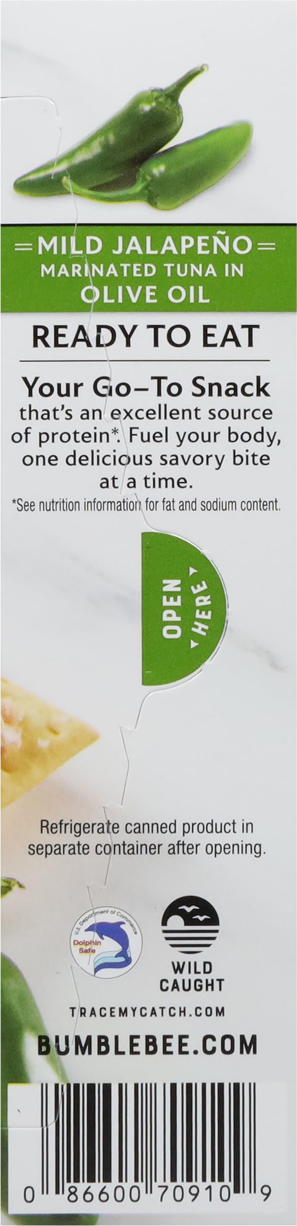 On-the-go Bumble Bee Prime tuna snack ready to eat anywhere