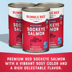 Bumble Bee nutrition panel; omega-3 rich option for balanced meals.