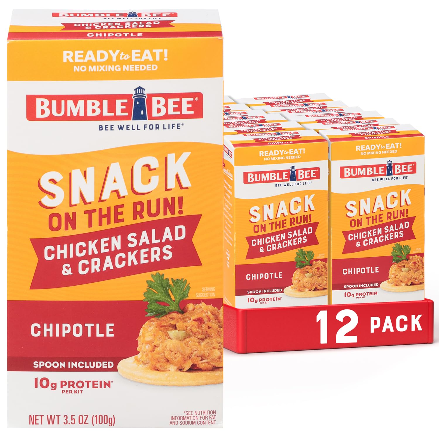Bumble Bee Snack On The Run chipotle chicken salad can for quick protein on the go
