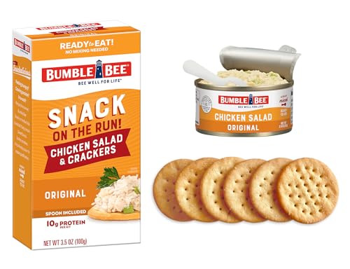 Bumble Bee Snack On The Run can: no refrigeration needed for easy storage