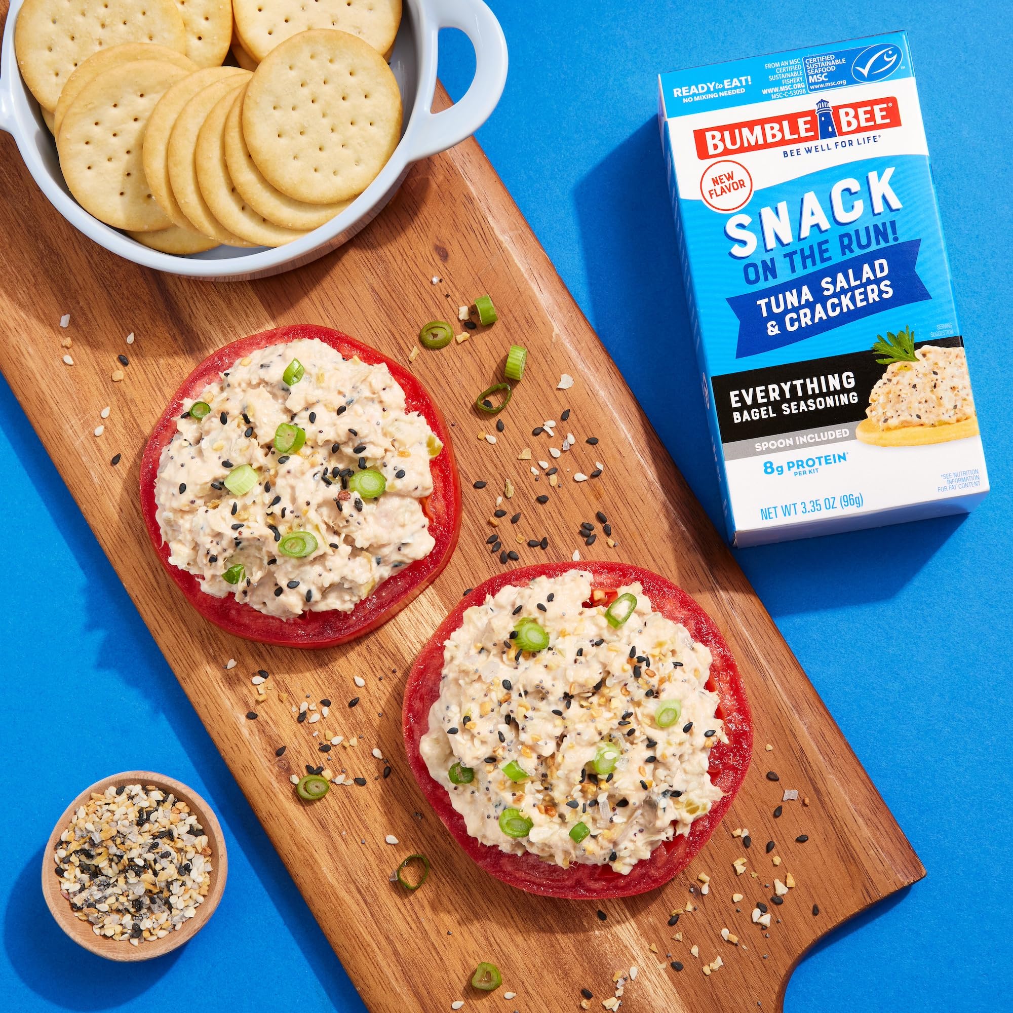Bumble Bee Snack On The Run office lunchbox kit; protein on the move.