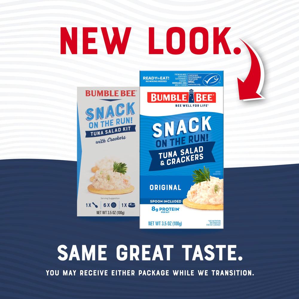 Bumble Bee Snack On The Run ready-to-eat kit for quick protein any time