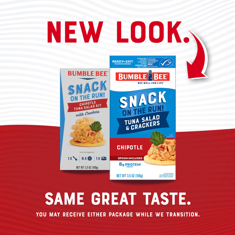 Bumble Bee Snack On The Run outdoor-hike option supports quick, satisfying breaks.
