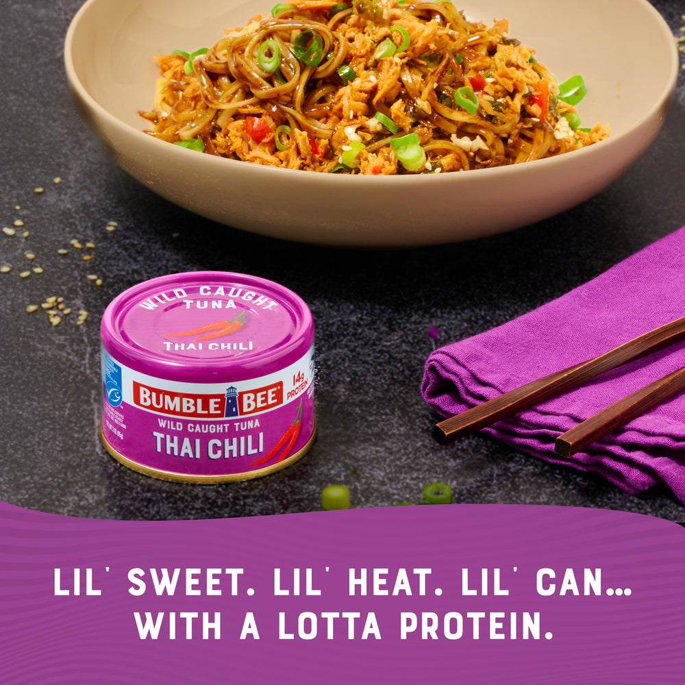 Bumble Bee Snackers Thai Chili wrap pairs flavor and protein appeal.