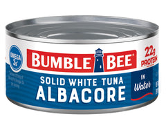 Bumble Bee Solid White Albacore Tuna in Water can with lean protein and mild flavor