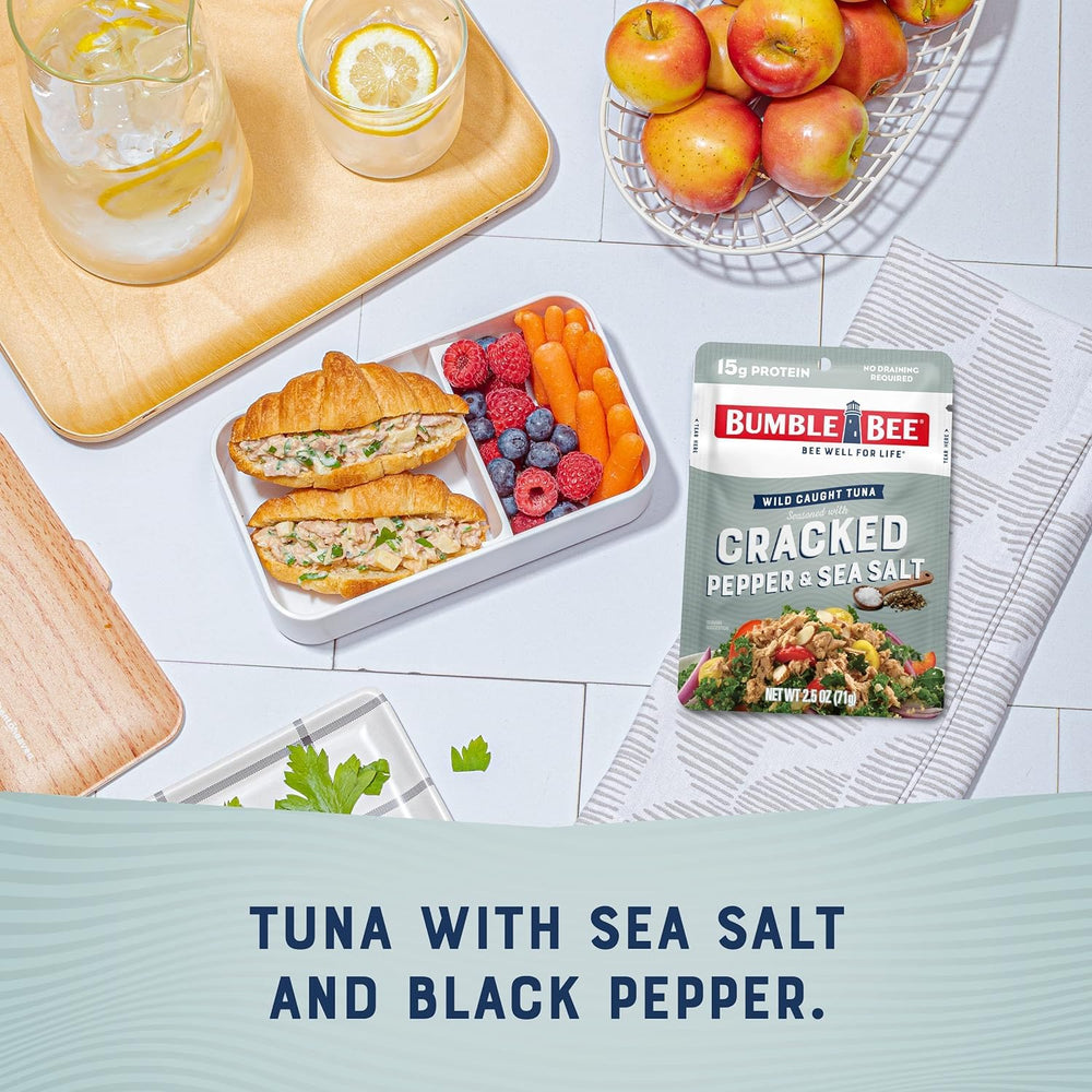Bumble Bee tuna bowl quick-meal topping with peppery flavor.
