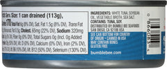 Bumble Bee tuna in oil offers 28g protein per serving for meal prep