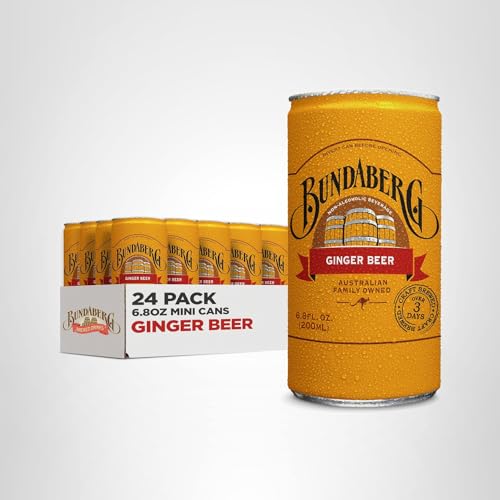 Bundaberg Ginger Beer being poured into a glass, crisp.