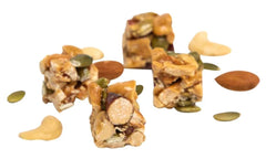 Bundle presentation showing cashews with collapsible cup