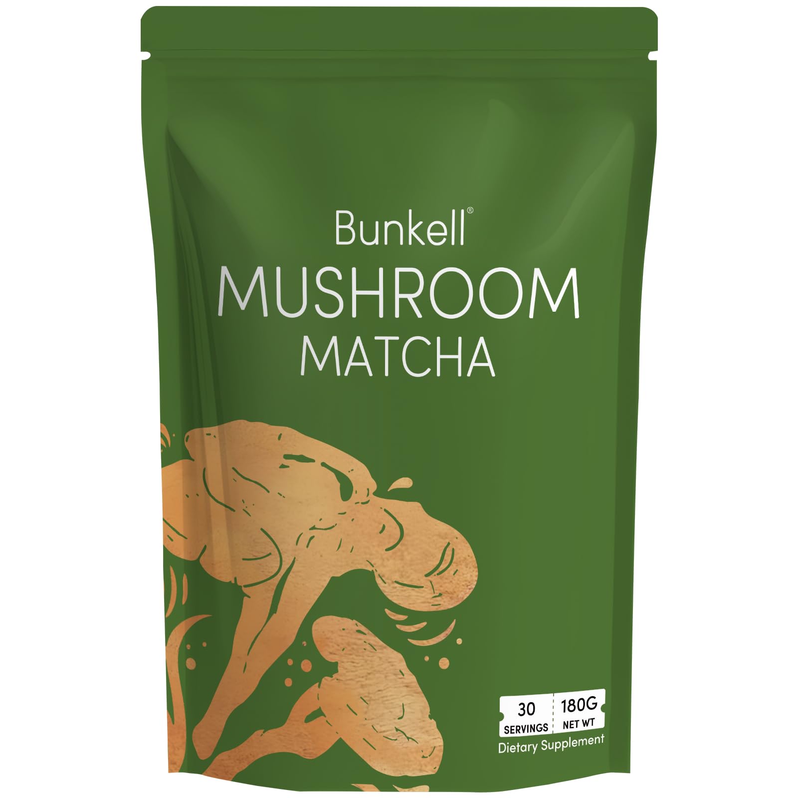 Bunkell Ceremonial Grade Matcha bright green powder close-up