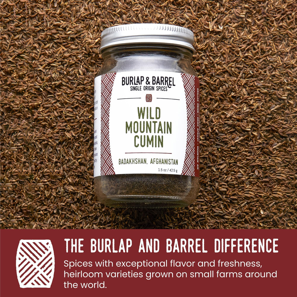 Gift-ready Burlap & Barrel Wild Mountain Cumin idea for culinary enthusiasts.