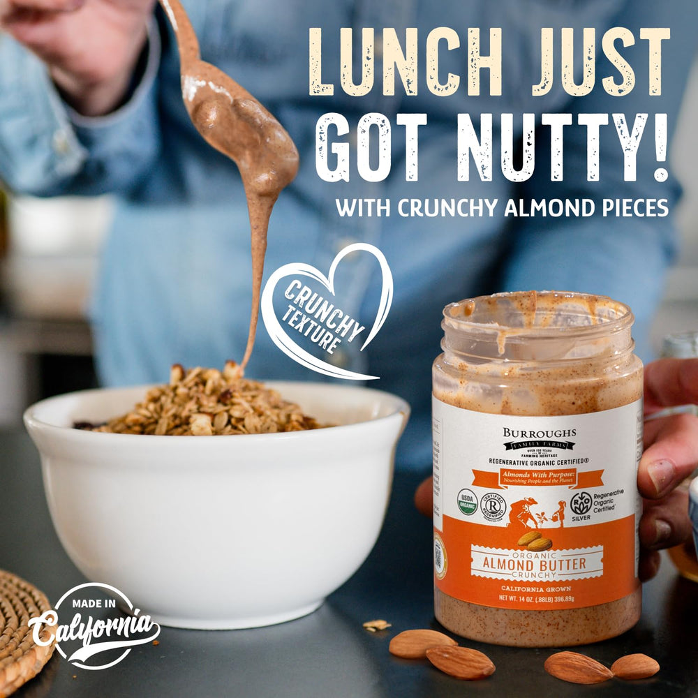 Burroughs almond butter as versatile kitchen ingredient for dressings