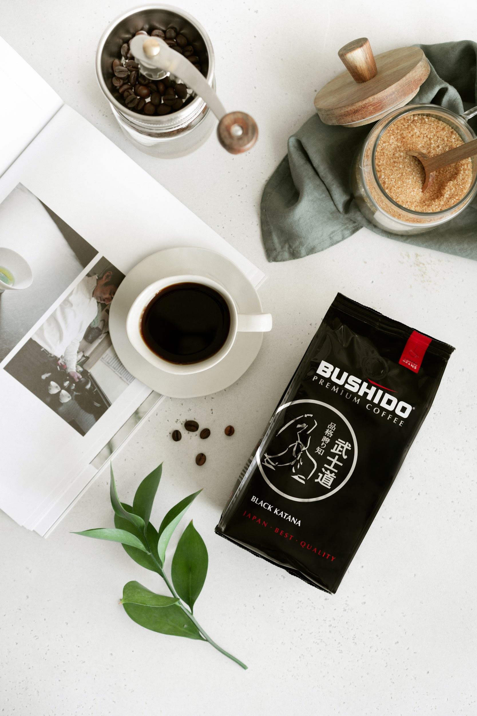 BUSHIDO notes of dark chocolate and hazelnuts in aroma