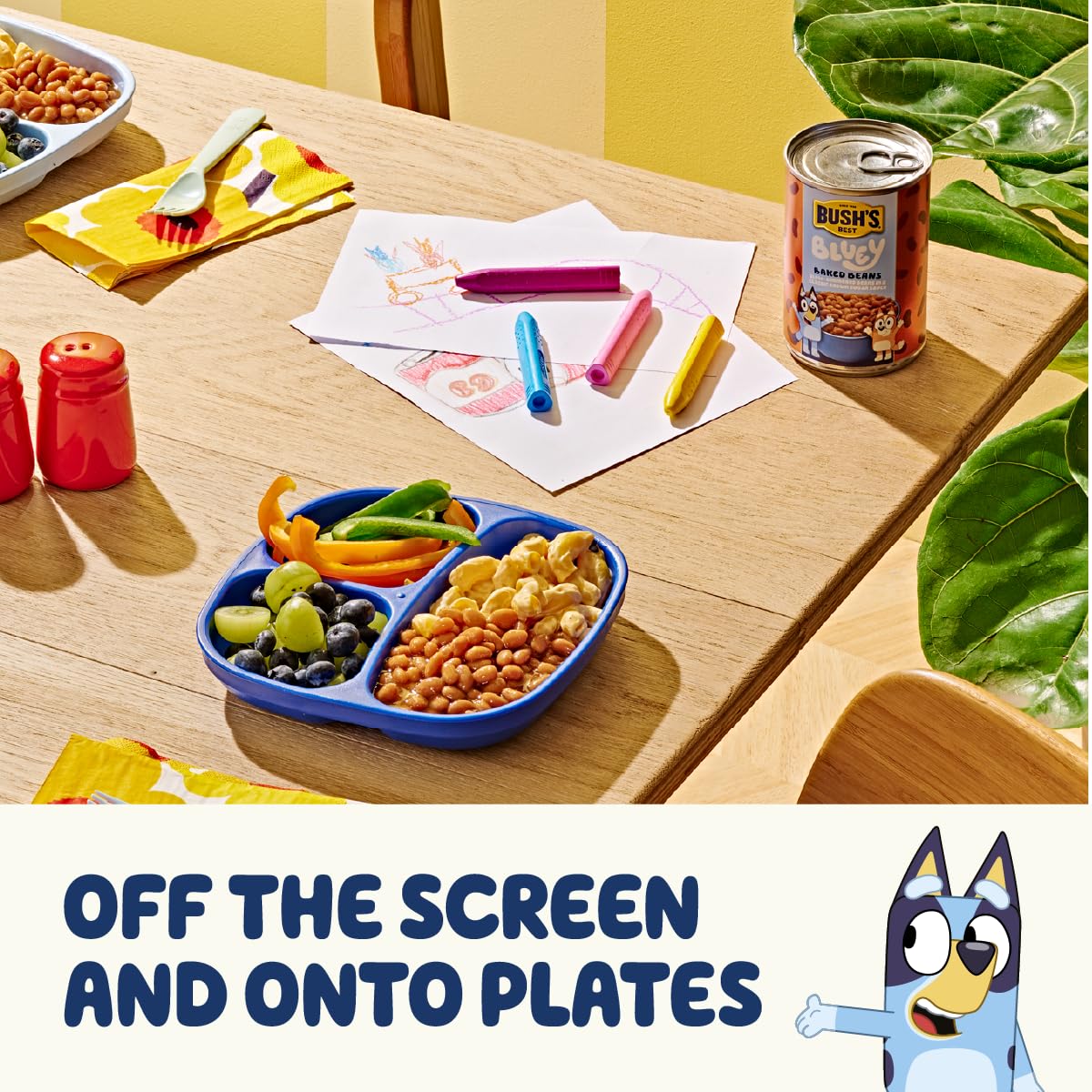Bush's Best Bluey Baked Beans easy vegetarian meal base