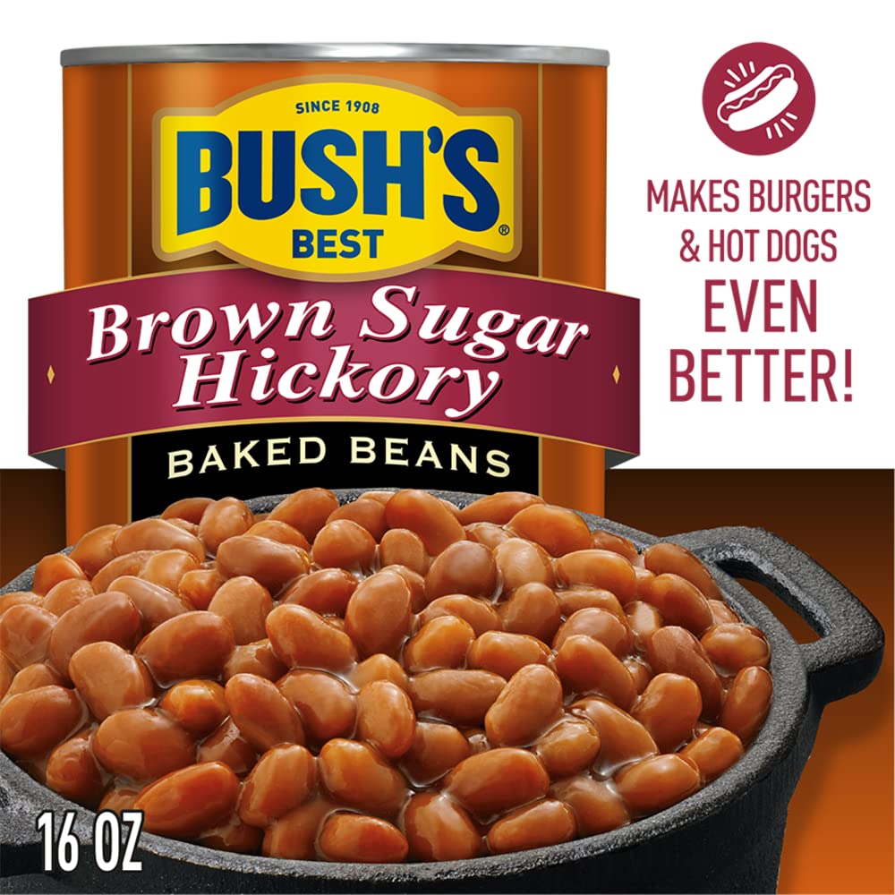 Serving bowl image highlights hearty texture and smoky sweet glaze.