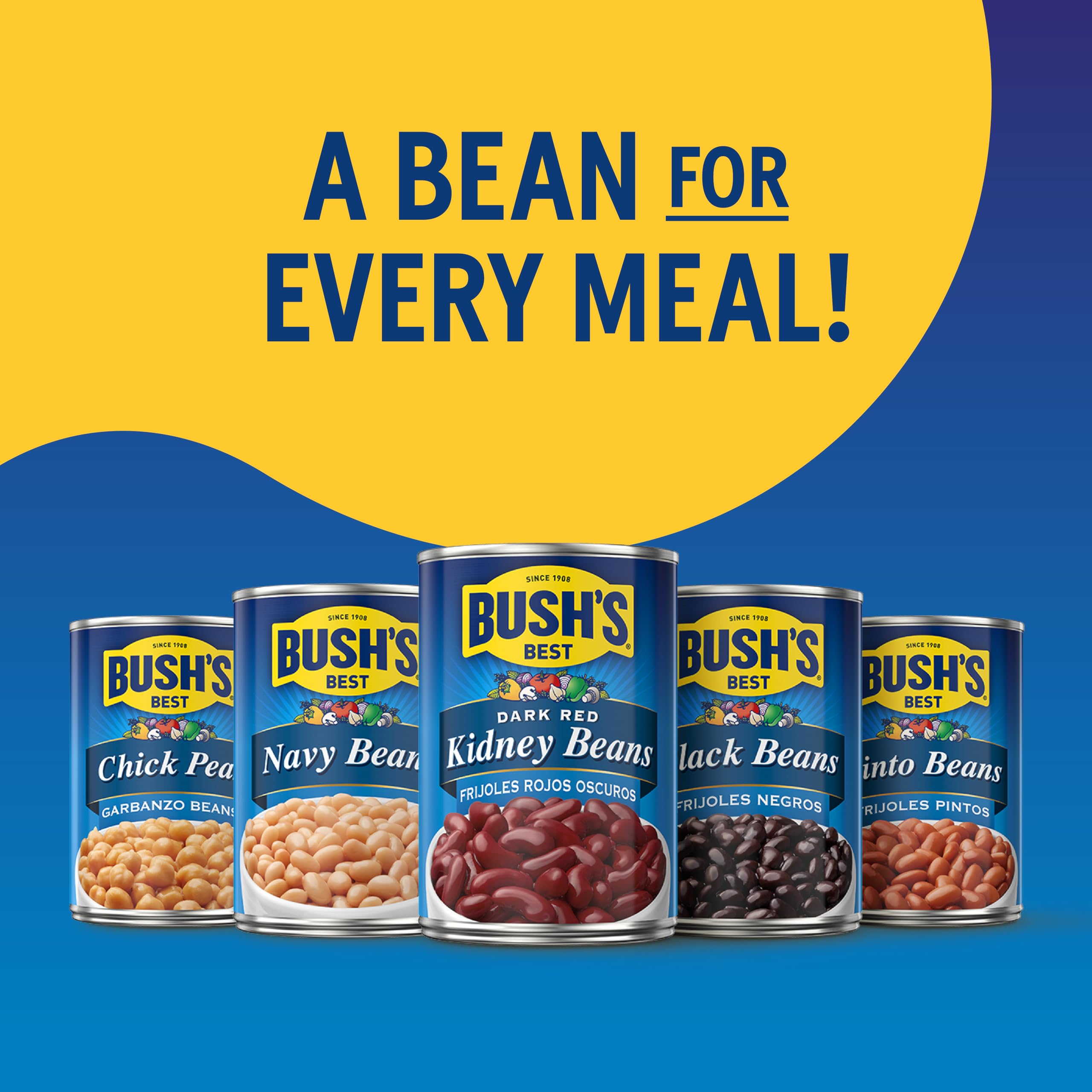 Bush's Best Cannellini beans with tuna salad prep boosts protein and fiber.