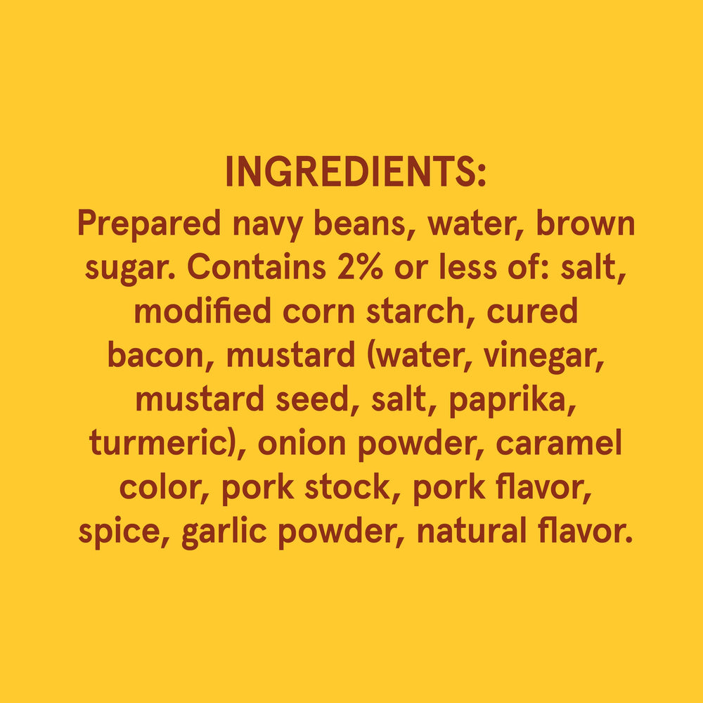 Bush's Best Country Style Baked Beans can label, proudly made in USA
