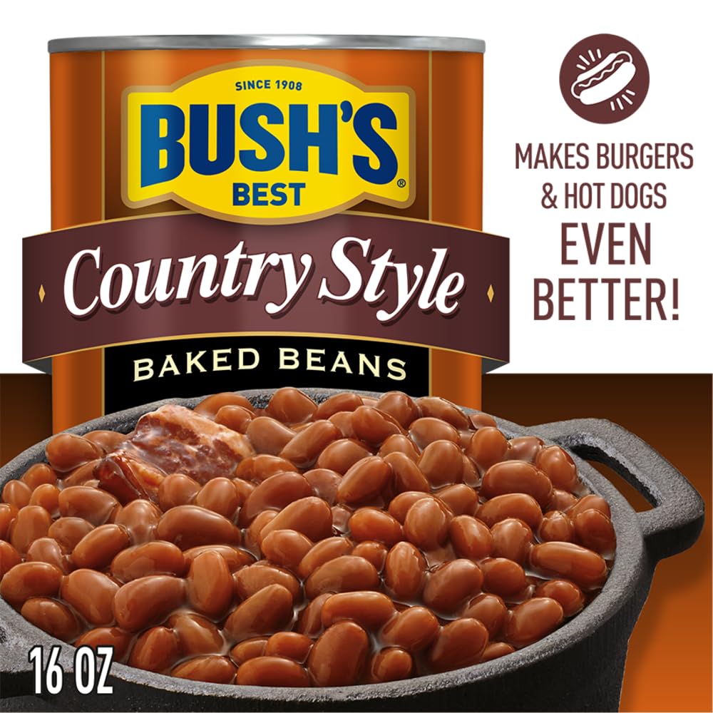 Serving bowl of Bush's Best beans ready for family meals