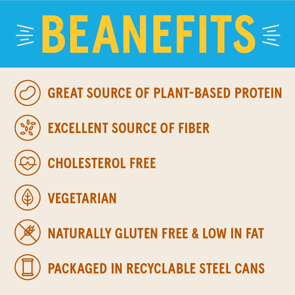 Bush's Best gluten-free can label visible for gluten-conscious dining.