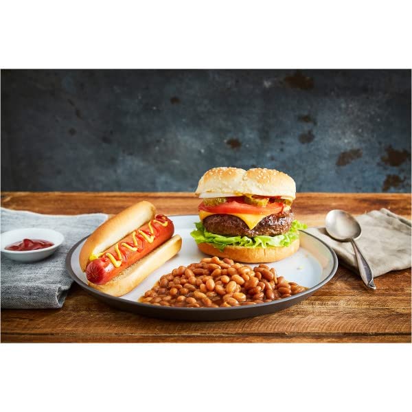 Serving-ready Bush's Best Homestyle Baked Beans in a bowl for weeknight dinners.