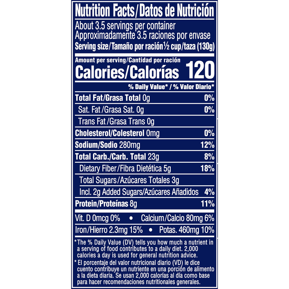 Bush's Best Light Red Kidney Beans label image, gluten-free and cholesterol-free protein source.