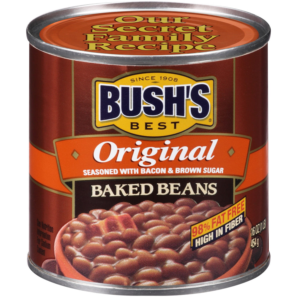 Beans simmering on the stove, highlighting convenient protein and fiber from Bush's Best.