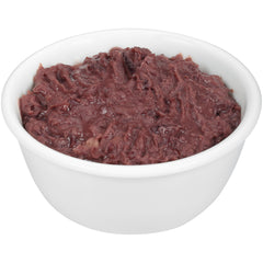 Creamy Bush's Best Refried Black Beans as a dip with chips.