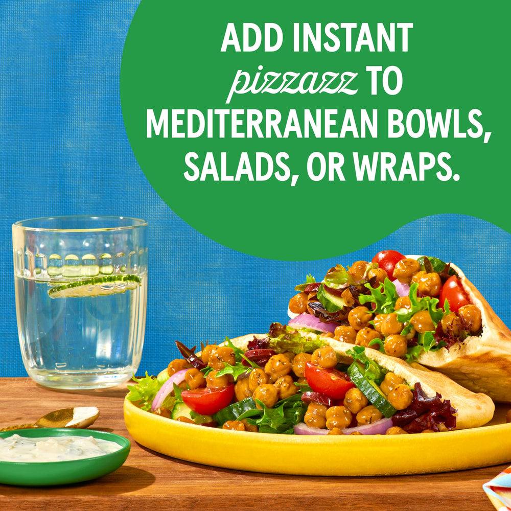 Bush's Best Rustic Tuscany Chickpeas tossed with pasta for fiber and protein.