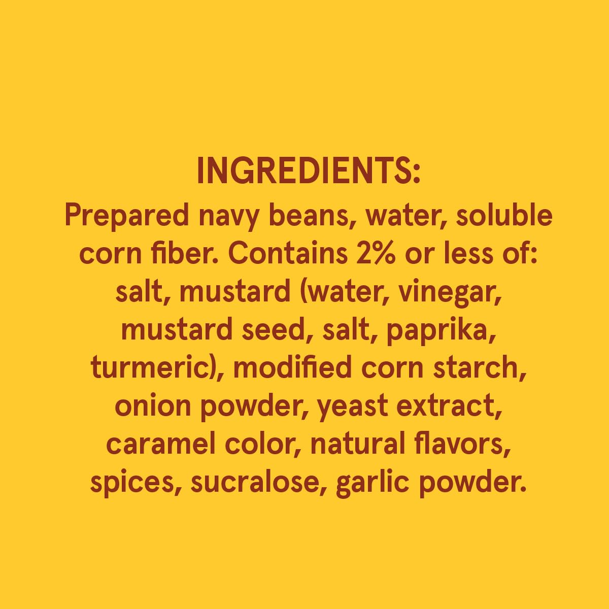 Bush's Best Zero Sugar Baked Beans display plant-based protein per serving.