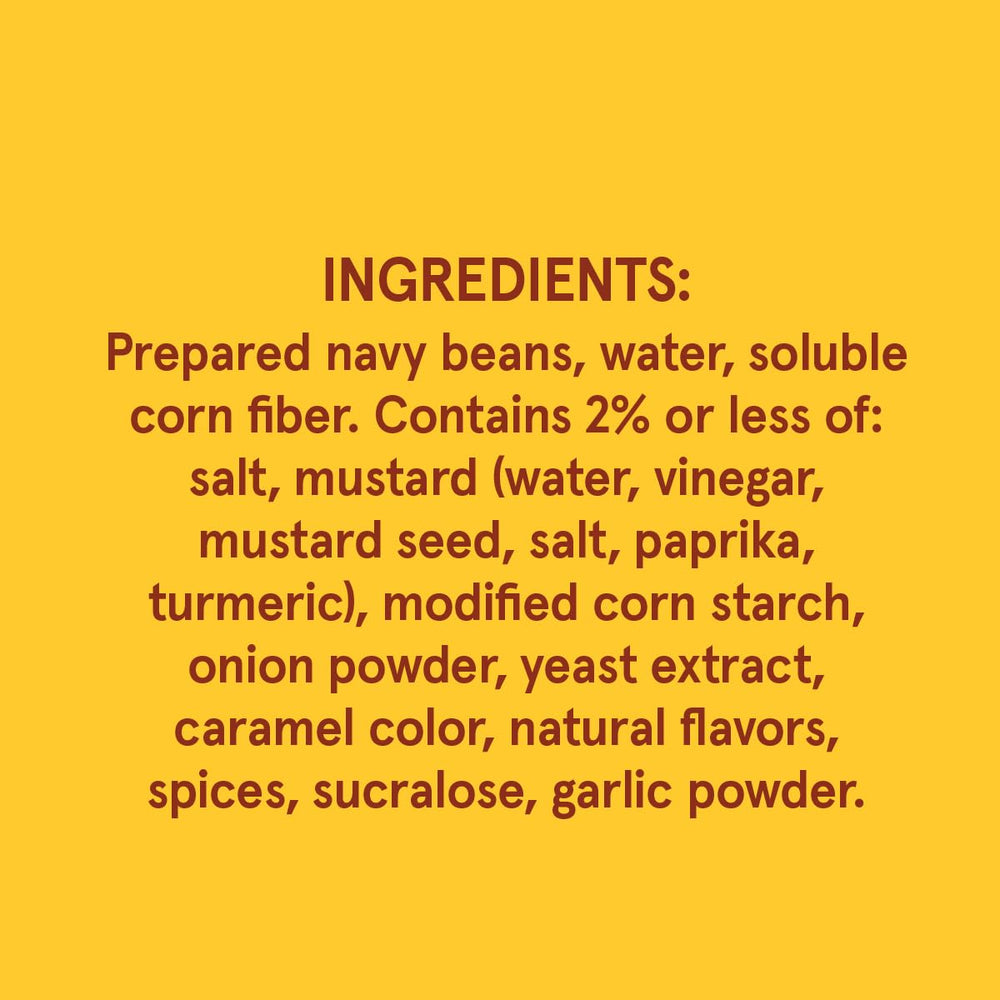 Bush's Best Zero Sugar Baked Beans display plant-based protein per serving.