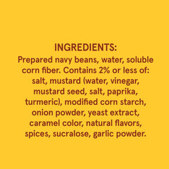 Bush's Best Zero Sugar Baked Beans display plant-based protein per serving.