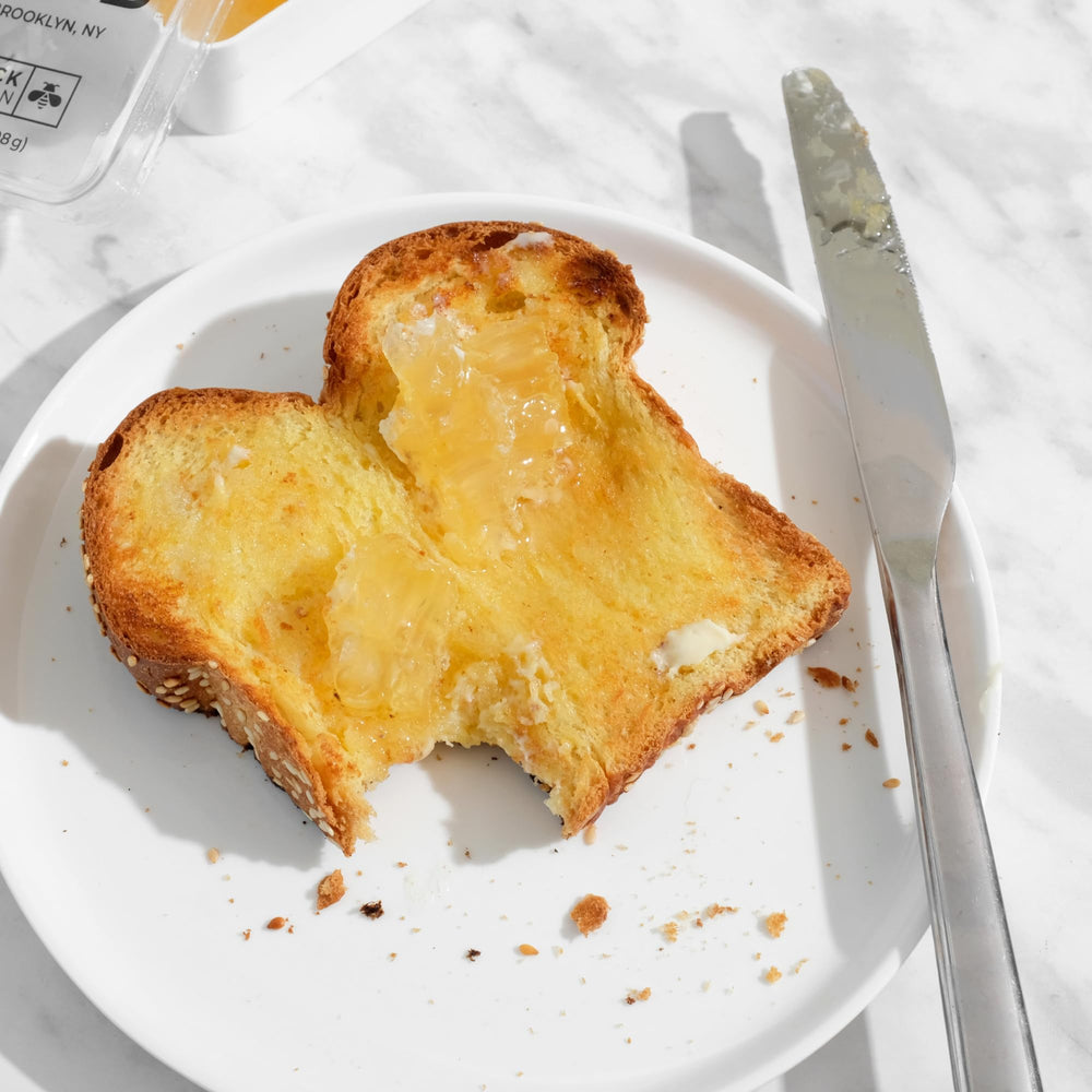 Bees Knees honeycomb with tea adds gentle sweetness