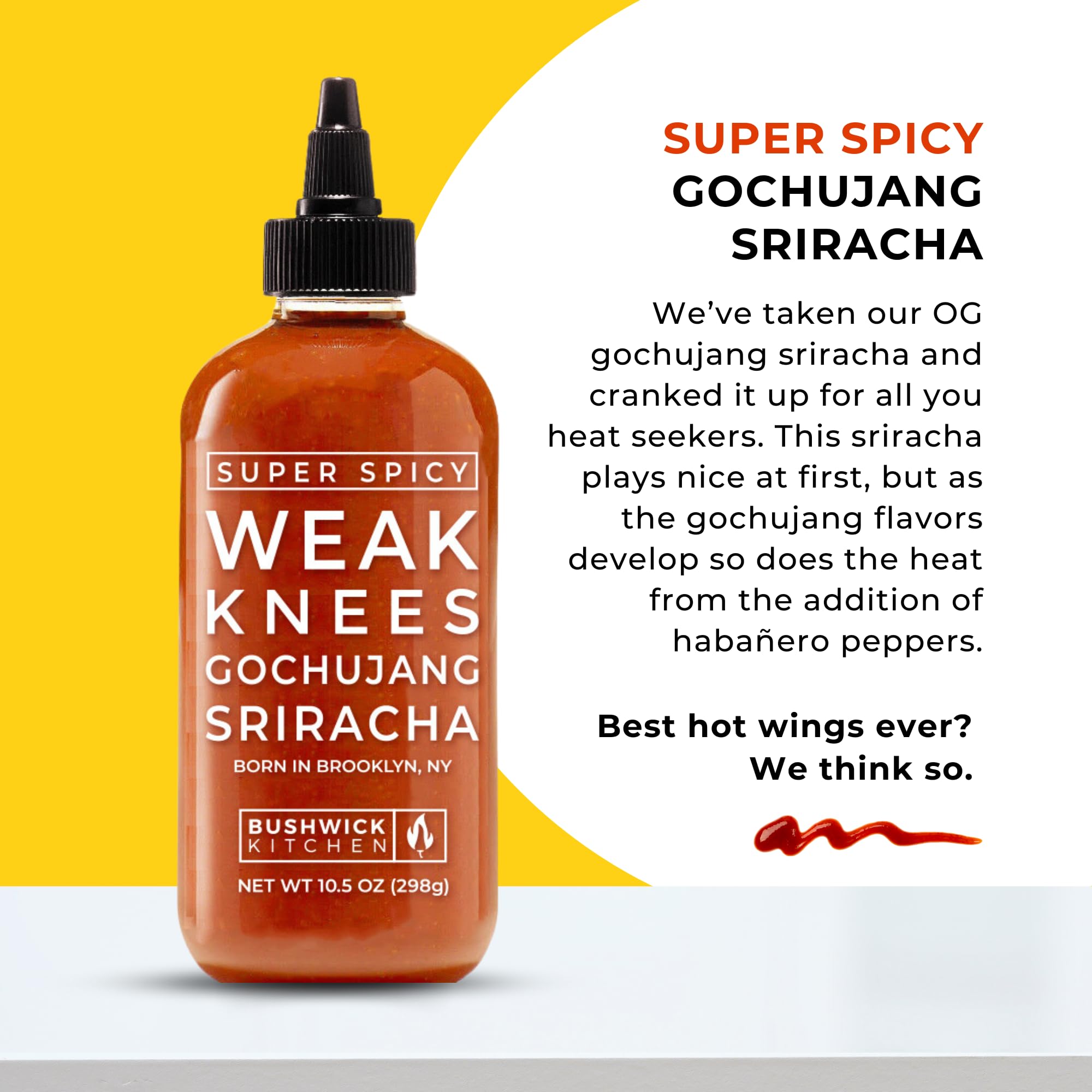 Bushwick Kitchen gochujang-sriracha glaze adds bold flavor to ramen and wings.