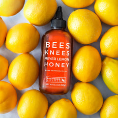 Tea with Bees Knees Meyer Lemon Honey adds citrus brightness.