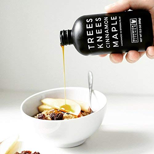 Ingredients view showing pure maple and cinnamon in Trees Knees Syrup