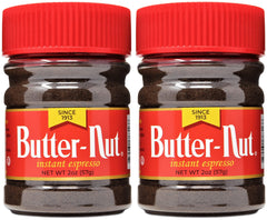 Butter-Nut Instant Espresso packaging ready for quick, convenient coffee at home.