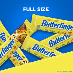 Butterfinger peanut-butter center revealed in cross-section