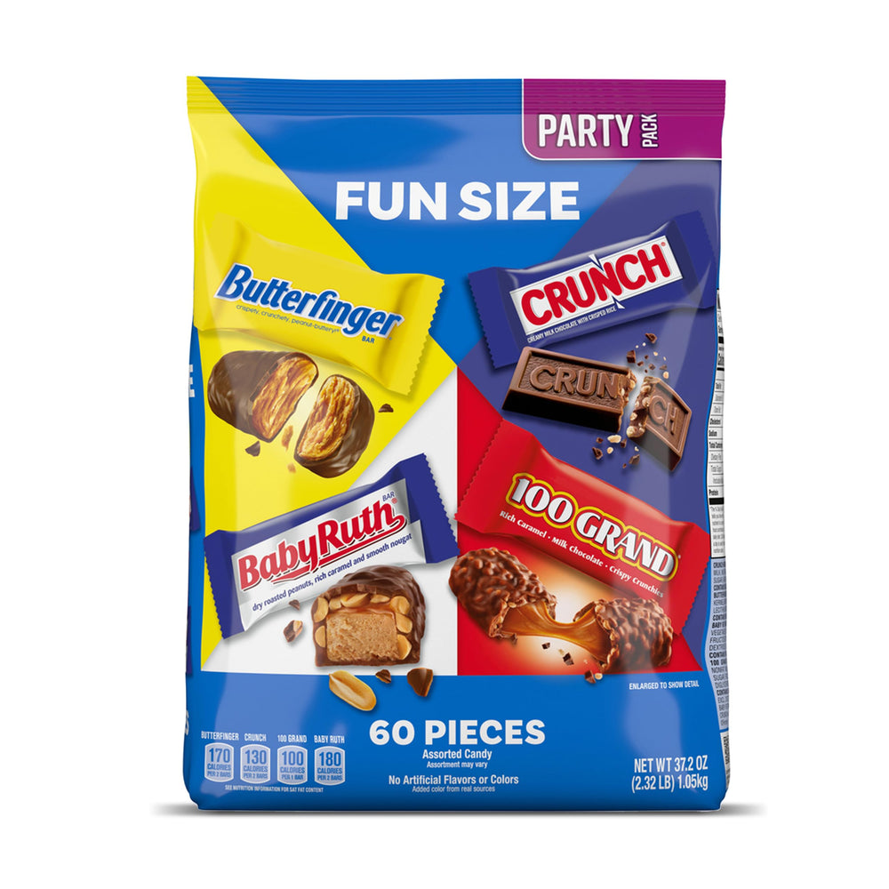 Butterfinger fun-size bars close-up for easy sharing and on-the-go snacking.