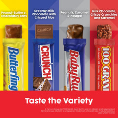 Butterfinger CRUNCH Baby Ruth collection highlights classic flavors perfect for office breaks.