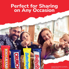 Butterfinger CRUNCH milk chocolate crisp detail emphasizes texture in each bar.
