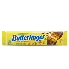 Butterfinger full-size bars in a 36-pack, ready for sharing