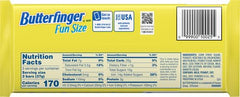 Six individually wrapped Butterfinger Fun Size bars for quick, on-the-go snacking.