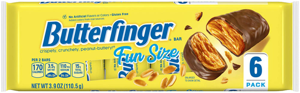 Snack-ready Butterfinger Fun Size in lunchboxes and desks for easy treats.