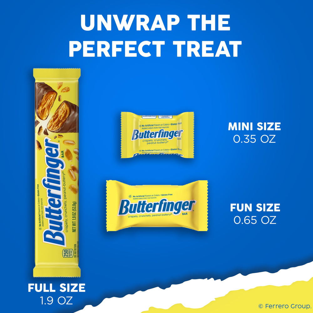 Butterfinger snack pack ideal for road trips and gym bag