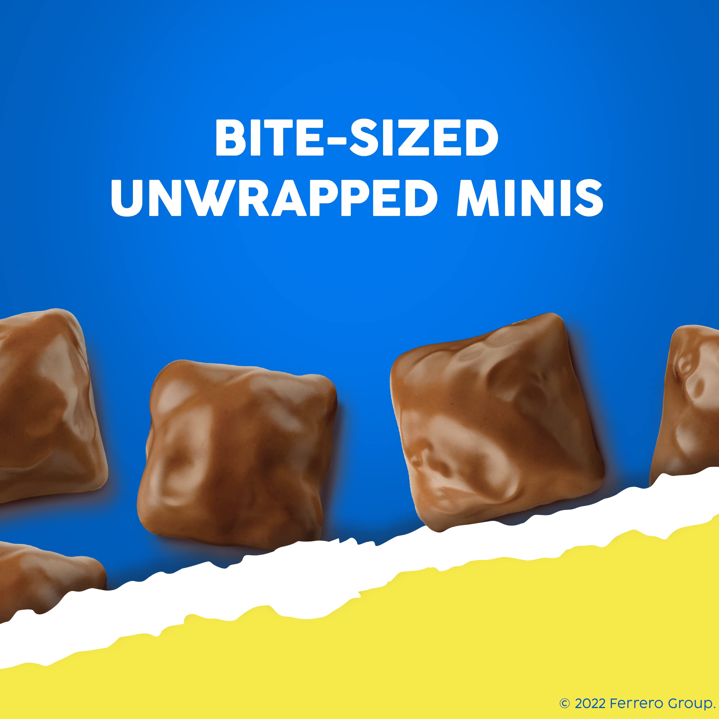 Display of Butterfinger Unwrapped Minis packaged snacks for easy grabbing