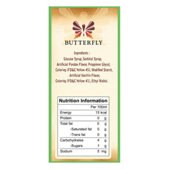 Butterfly Pandan Flavoring Bottle Label close-up shows authentic pandan aroma