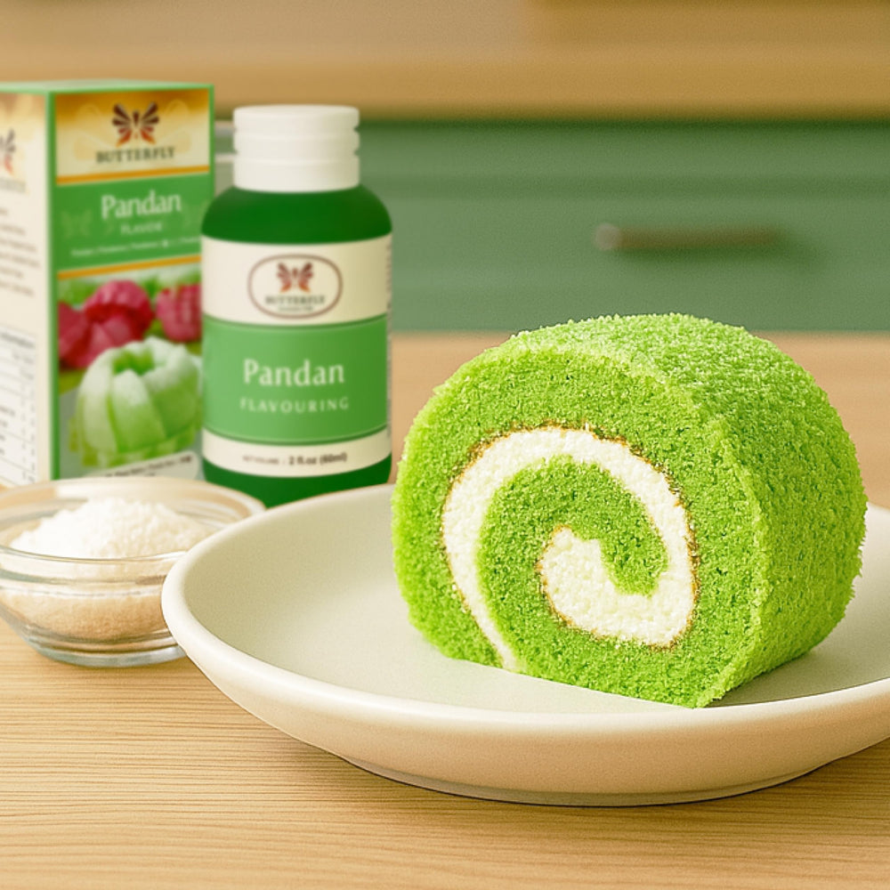 Butterfly Pandan Flavoring enhances coffee or tea with pandan depth