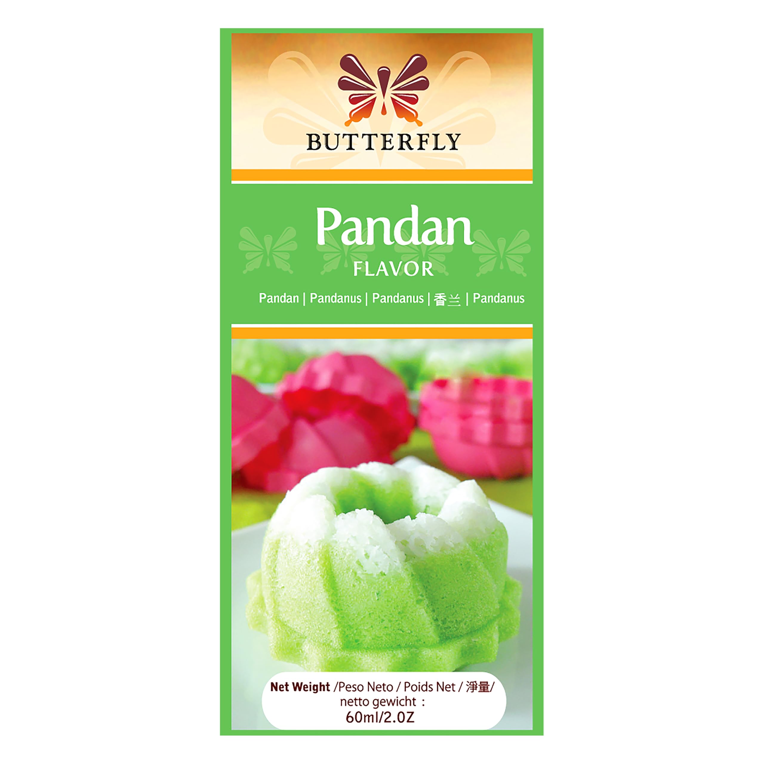 Butterfly Pandan Flavoring Drops Dispense for precise recipe control
