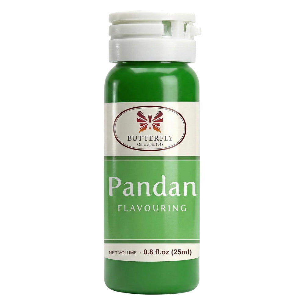 Pandan latte and milk tea made easy with Butterfly Flavoring Extract
