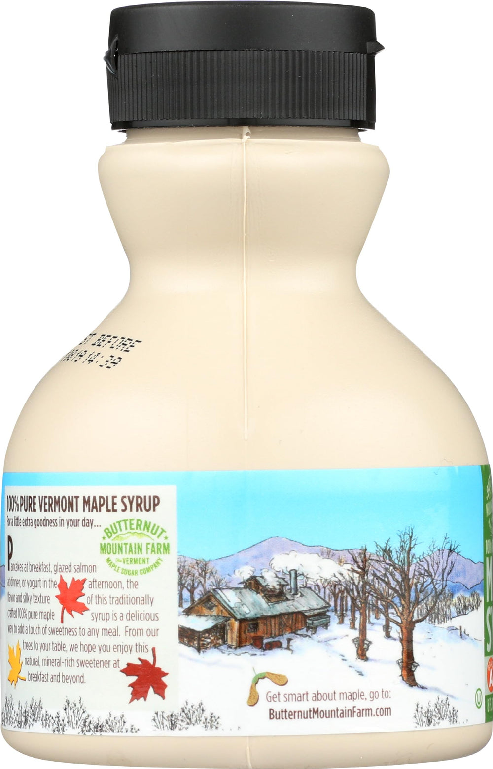 Butternut Mountain Farm maple syrup in a kitchen scene—versatile pantry staple.
